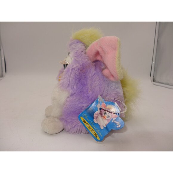 Furby 70-800 Vintage 1998 Working Lavandar White Working with tag - Picture 3 of 10